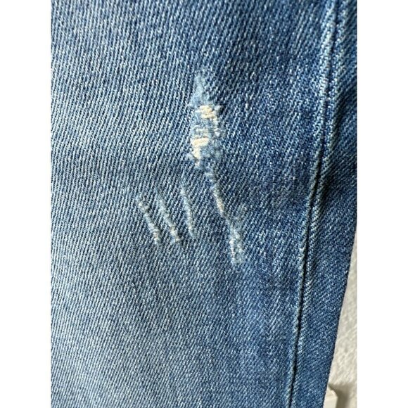 Hudson Women's Zoeey Straight High Rise Frayed Cropped Jeans - Picture 13 of 16